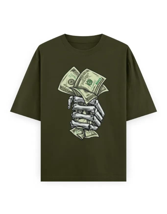 Money Power Oversized T-Shirt — view 3