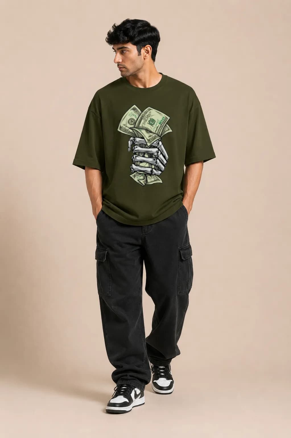 Money Power Oversized T-Shirt — view 2