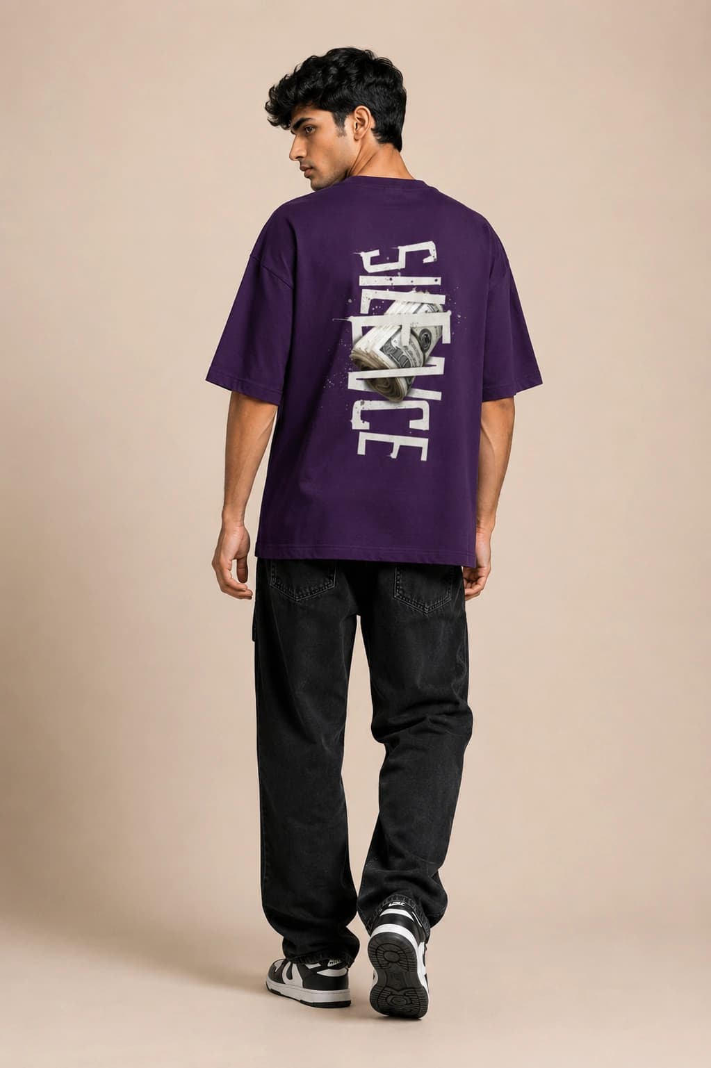 Silence Oversized T-Shirt — view 2