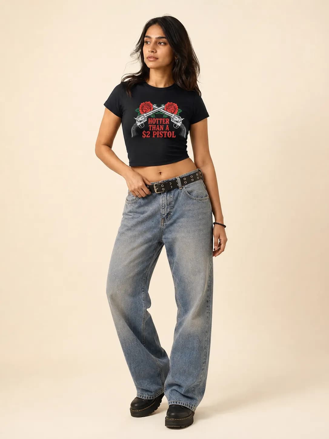 Hotter Than a $2 Pistol Baby Tee — view 2