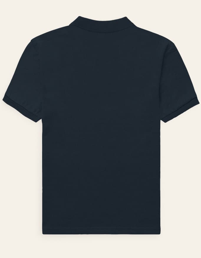 NAVY BLUE POLO T-SHIRT — view 4